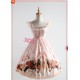 Strawberry Witch Alice Check Clock Flutter Sleeve JSK